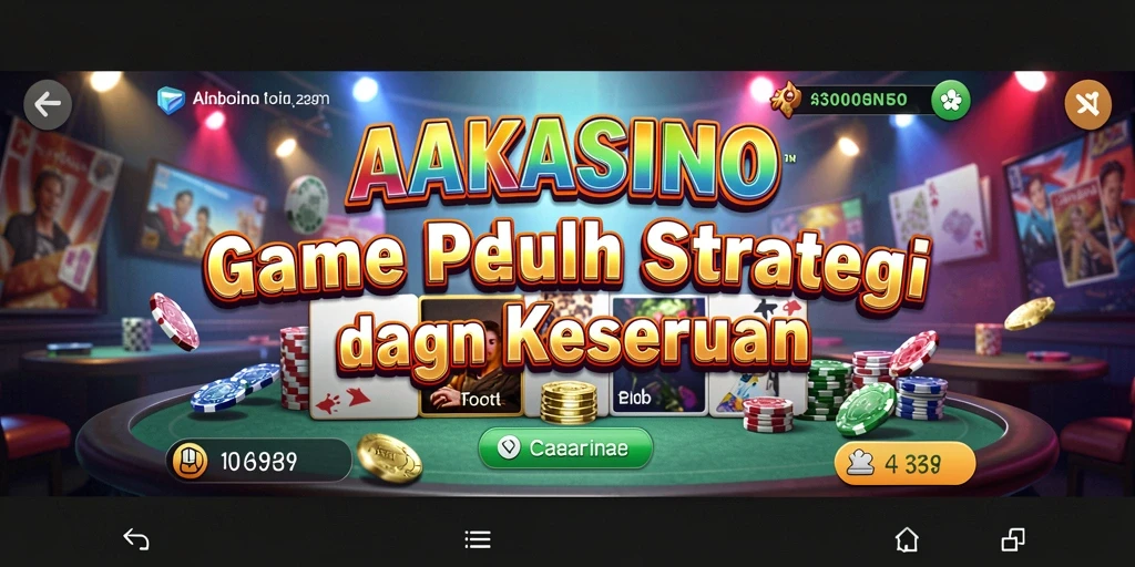 Tampilan menarik dari gameplay AAKASINO yang menawan.