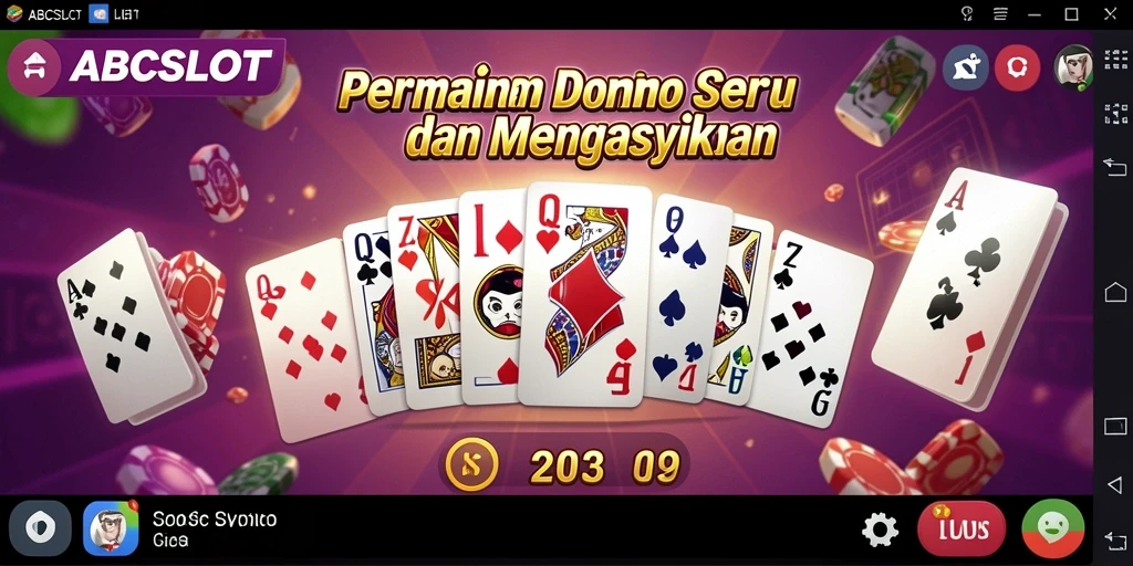 Screenshot game ABCSLOT menunjukkan keseruan permainan Domino.