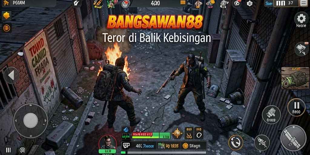 Tampilan mendebarkan dari gameplay <strong>BANGSAWAN88</strong> yang menyajikan teror dan ketegangan.