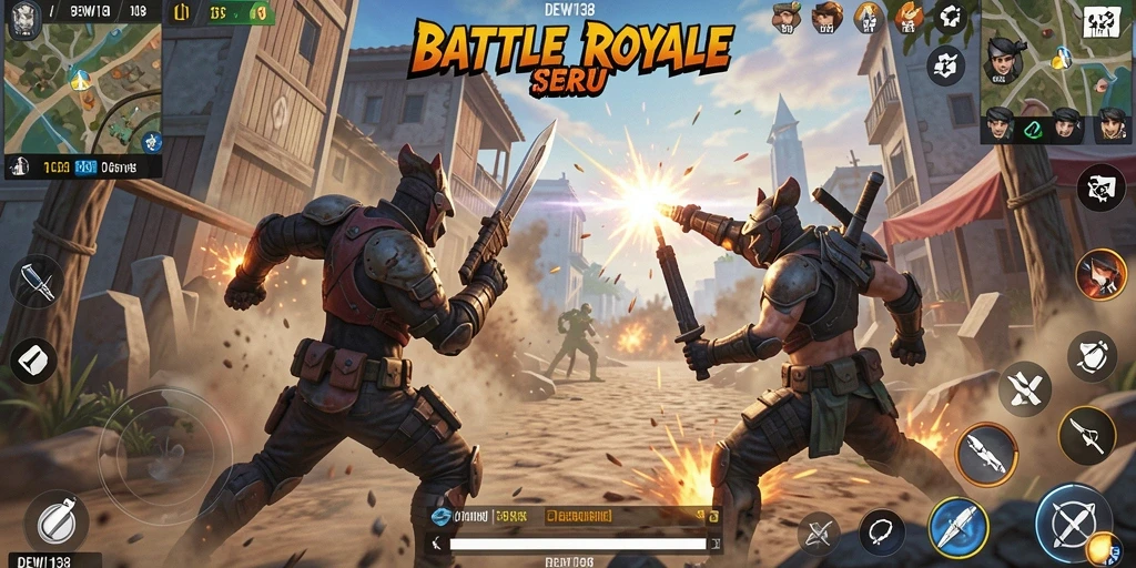Tampilan gameplay DEWI138 yang seru dan mendebarkan saat bertarung.