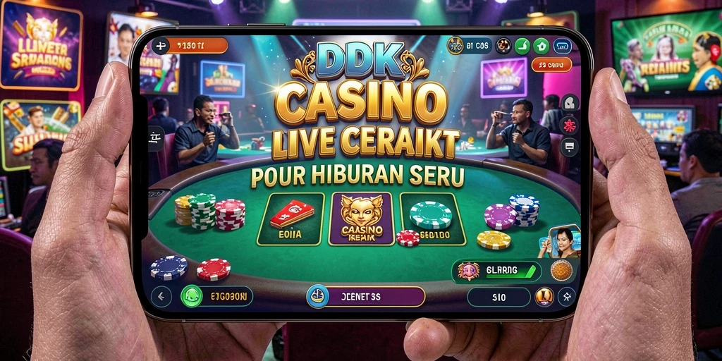 Tampilan gameplay Live Casino yang seru di DKK.