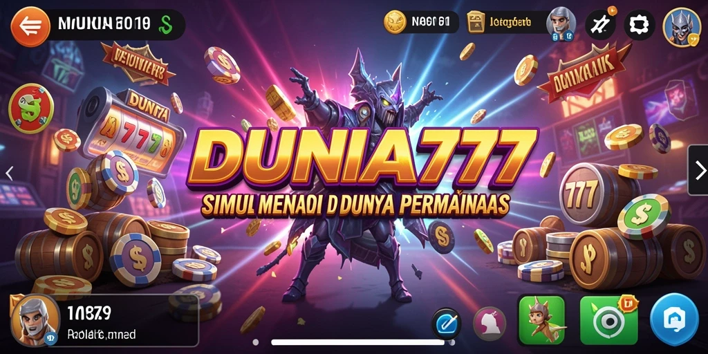 Screenshot DUNIA777 menampilkan gameplay yang seru dan interaktif.