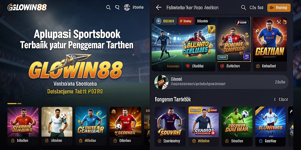 Tampilan antarmuka GLOWIN88 yang menarik dan interaktif saat taruhan.