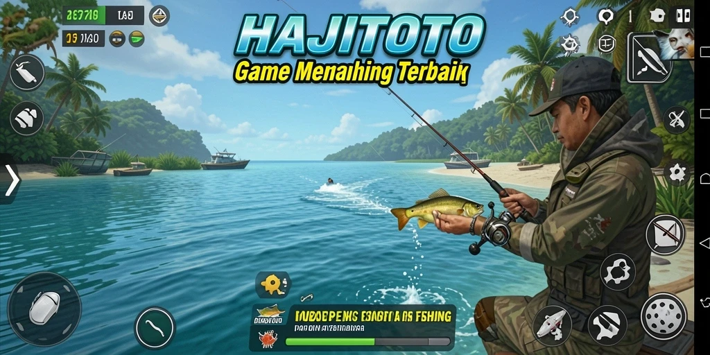 Tampilan menarik dari gameplay HAJITOTO dengan aksi memancing seru.