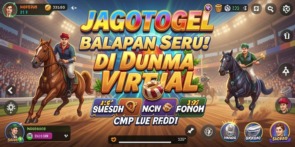 Tampilan menarik dari gameplay balapan di JAGOTOGEL