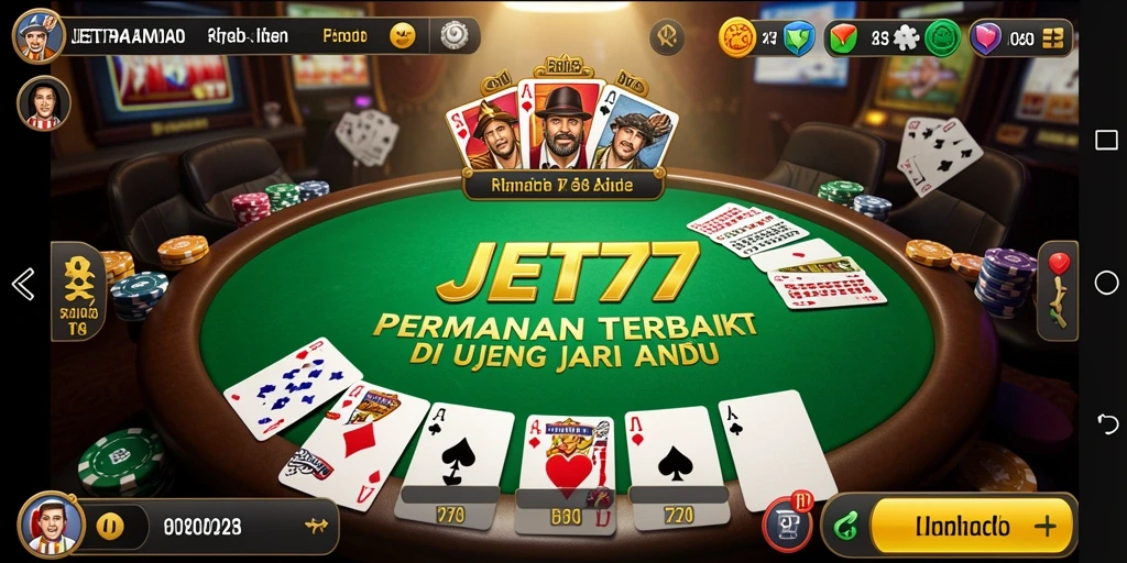 Screenshot gameplay JET77 yang menarik dan kompetitif.