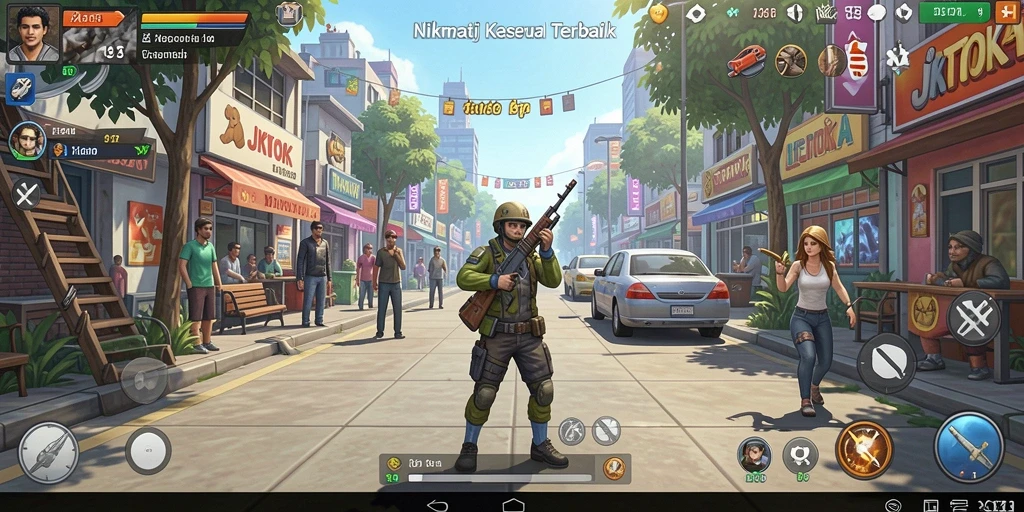 Screenshot JKTOK menampilkan gameplay seru yang mengasyikkan.