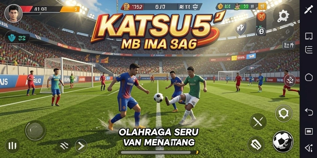 Tampilan gameplay KATSU5 yang menakjubkan dan realistis.