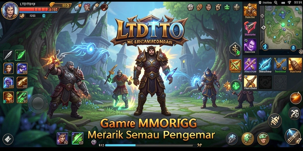 Screenshot gameplay LTDTOTO menampilkan petualangan menakjubkan dalam dunia MMORPG.