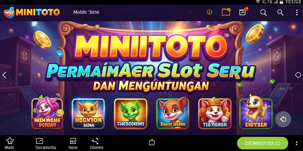 Tampilan gameplay seru dalam permainan Slot MINITOTO.
