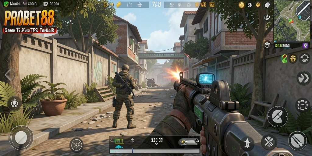 Tampilan aksi seru dalam gameplay PROBET88 dengan grafis memukau.