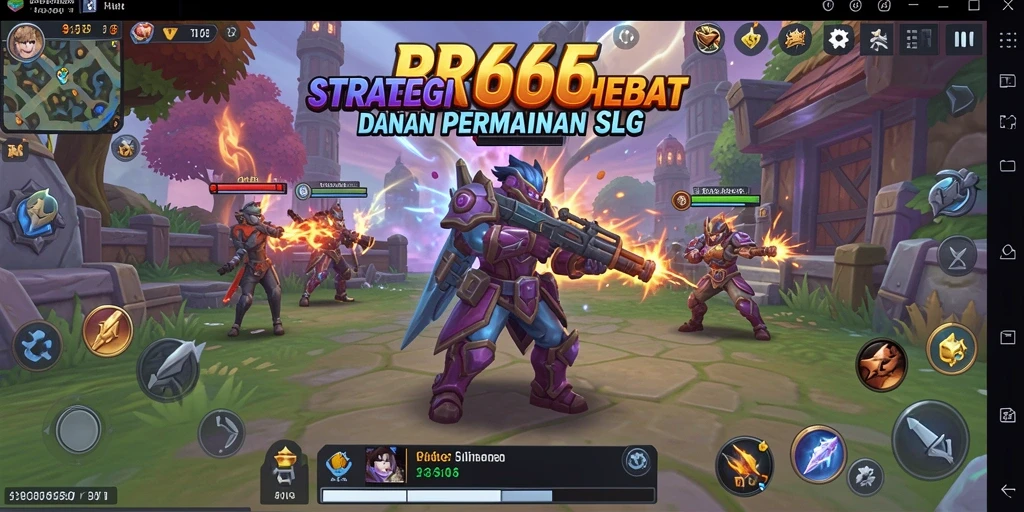 Tampilan gameplay menarik dari RR666 saat bertempur dalam mode strategi.