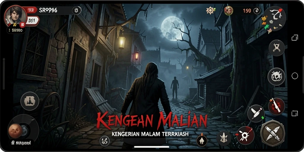 Tampilan gameplay SR996 yang menegangkan dan menyeramkan.