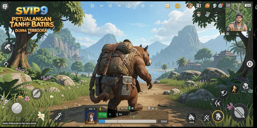 Tampilan gameplay SVIP9 yang menakjubkan dan interaktif.