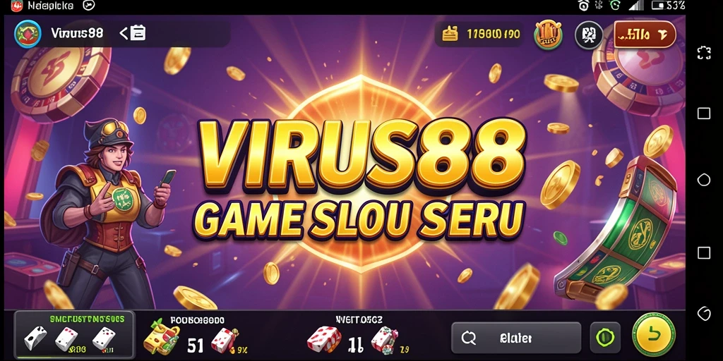 Tampilan gameplay Slot yang menarik dan mendebarkan di VIRUS88.